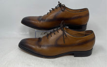 Load image into Gallery viewer, Carlos Nieto Mens Brown Leather Lace-Up Wingtip Oxford Dress Shoes Size 42
