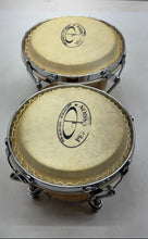 Load image into Gallery viewer, GP Percussion B2 Pro-Series Beige Wood Heavy-Duty Hardware Small Tunable Bongos
