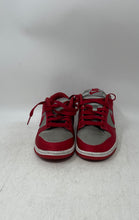Load image into Gallery viewer, Nike Womens Dunk Low DX5931-001 Red Gray Leather Lace-Up Sneakers Shoes Size 5
