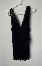 Load image into Gallery viewer, Forever 21 Womens Black Sleeveless V-Neck Bodycon Dress Size Small
