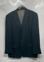 Load image into Gallery viewer, Rimeris Studio Mens Green Wool Notch Lapel Flap Pocket Three Button Blazer Sz 42
