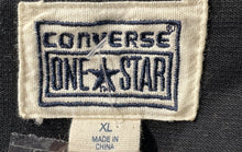 Load image into Gallery viewer, Converse One Star Womens Black Denim Utility Pockets Belted Jacket Size XL
