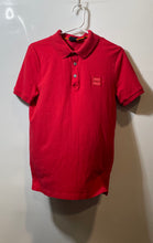 Load image into Gallery viewer, Boss Mens Red Short Sleeve Spread Collar Responsible Slim Fit Polo Shirt Size M
