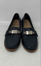 Load image into Gallery viewer, Anne Klein Womens Blue Leather Slip-On Round Toe Loafer Shoes Size 9.5M
