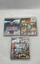 Load image into Gallery viewer, Lot Of 3 Pcs Assorted Sony PlayStation PS3 Multicolor Action Video Games
