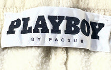 Load image into Gallery viewer, Playboy Mens Beige Pockets Elastic Waist Drawstring Jogger Pants Size M
