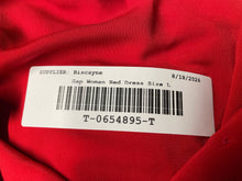 Load image into Gallery viewer, Gap Womens Red Short Sleeve Collared Button Front Polo Mini Dress Size L
