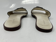 Load image into Gallery viewer, Authentic Tory Burch Womens Ines White Leather Open Toe Slide Sandals Size 6 M
