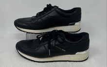Load image into Gallery viewer, Michael Kors Womens Allie Black Leather Lace-Up Sneaker Shoes Size 10M
