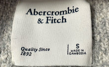 Load image into Gallery viewer, Abercrombie &amp; Fitch Womens Gray Long Sleeve Crew Neck Pullover Sweater Size S
