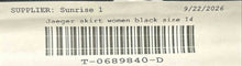 Load image into Gallery viewer, Jaeger Womens Black Wool Pleated Front Pockets Straight &amp; Pencil Skirt Size 14
