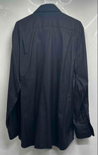 Load image into Gallery viewer, Proper Shirtings Mens Black Cotton Long Sleeve Collared Dress Shirt Size 34-35
