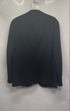 Load image into Gallery viewer, Van Heusen Mens Black Slim Fit Notch Lapel Two-Button Blazer Size 42R
