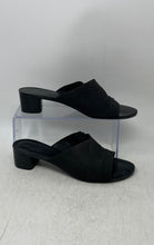 Load image into Gallery viewer, Adrianna Papell Womens Theresa Black Open Toe Block Heel Slide Sandals 8.5M
