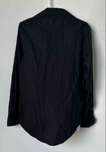 Load image into Gallery viewer, Calvin Klein Mens Black Steel+ Slim Fit Stretch Dress Shirt Size S 14.5 32/33
