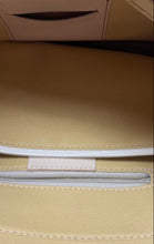 Load image into Gallery viewer, Florence Womens Brown Beige Leather Inner Pocket Double Handle Zip Top Tote Bag
