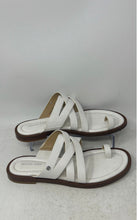 Load image into Gallery viewer, Michael Kors Womens White Flat Slip-On Thong Sandals Size 8.5M
