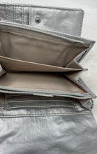 Load image into Gallery viewer, Kipling Womens Pixi Metallic Gray Multiple Credit Card Slots Trifold Wallet
