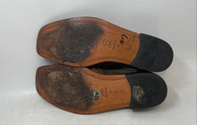 Load image into Gallery viewer, Giancarlo Cecarici Mens Dark Brown Leather Slip-On Loafer Shoes Size 45
