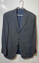 Load image into Gallery viewer, Boss Hugo Boss Mens Blue Long Sleeve Notch Lapel Three-Button Blazer Size 42R
