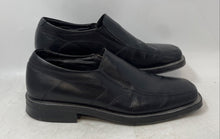 Load image into Gallery viewer, Michael Shannon Mens Black Leather Apron Toe Slip-On Loafer Dress Shoes Size 12
