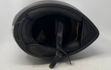 Load image into Gallery viewer, Crown Racing Mens Black Blue Full Face Motorcycle Helmet Size Large
