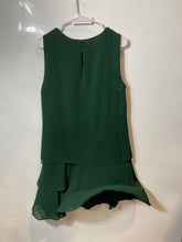 Load image into Gallery viewer, Lauren Ralph Lauren Womens Green Sleeveless Tiered A-Line Dress Size 10

