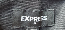 Load image into Gallery viewer, Express Mens Black Cotton Long Sleeve Collared Casual Dress Shirt Size L
