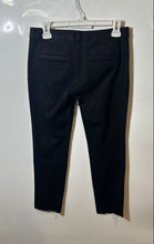 Load image into Gallery viewer, Banana Republic Womens Black Sloan Flat Front Straight Leg Ankle Pants Size 4
