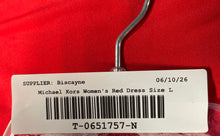 Load image into Gallery viewer, Michael Kors Womens Red Sleeveless Back-Zip Maxi Dress Size Large
