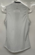 Load image into Gallery viewer, Adidas Womens White Sleeveless 1/4 Zip Sports Polo Shirt Size Small

