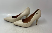 Load image into Gallery viewer, Vizzano Womens Pelica Beige Leather Pointed Toe High Stiletto Pump Heels Size 5
