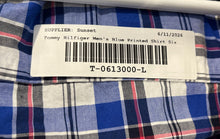 Load image into Gallery viewer, Tommy Hilfiger Mens Blue Printed Collared Button-Up Shirt Size XXL

