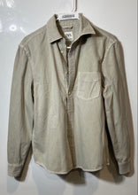 Load image into Gallery viewer, Zara Mens Gray Collared Long Sleeve Button-Up Shirt Size Small
