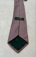 Load image into Gallery viewer, Lauren Ralph Lauren Mens Red And Silver Geometric Print Adjustable Pointed Tie
