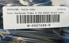 Load image into Gallery viewer, Sony Handycam CCD-FX620 12X Zoom Hi-Fi Stereo Video 8 Camera Recorder No Tested

