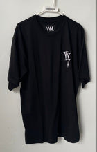 Load image into Gallery viewer, VVV The Brand Unisex Black Cotton 2025 World Tour Oversized Graphic T-Shirt S
