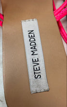 Load image into Gallery viewer, Steve Madden Womens Pink Leather Open Toe Flat Strappy Sandals Size 10
