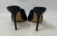 Load image into Gallery viewer, Aldo Womens Gennia Black Leather Backless High Heel Slide Sandals Size 9

