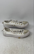 Load image into Gallery viewer, Converse Unisex CT All Star White Gold Lace-Up Sneakers Shoes Size M 5.5 W 7.5
