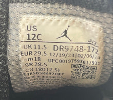 Load image into Gallery viewer, Authentic Nike Kids Air Jordan 1 Low White Black Leather Sneakers Shoes Size 12C
