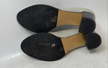 Load image into Gallery viewer, Marc Joseph Womens Gray Leather Slip-On Round Toe Block Pump Heels Size 8
