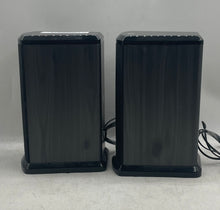 Load image into Gallery viewer, Home Karaoke Black Portable 2.1 Karaoke Speaker 2 Pieces Untested
