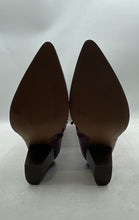 Load image into Gallery viewer, Unbranded Womens Burgundy Studded Pointed Toe Knee High Western Boots Size 9.5
