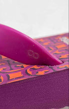 Load image into Gallery viewer, Authentic Tory Burch Womens Pink Monogram Print Slip-On Flip Flop Sandals Size 8
