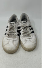 Load image into Gallery viewer, Adidas Boys VL Court 2.0 DB1831 White Black Leather Lace-Up Sneaker Shoes Size 6
