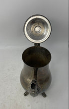 Load image into Gallery viewer, Vintage Wm. Rogers &amp; Son Silver Plated Engraved Handle Four Footed Lidded Teapot
