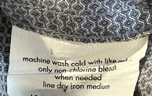 Load image into Gallery viewer, Calvin Klein Mens Gray Printed Slim Fit Stretch Dress Shirt Size 17 34/35
