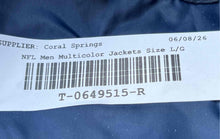 Load image into Gallery viewer, NFL Mens Multicolor Miami Dolphins Football Windbreaker Jackets Size L/G
