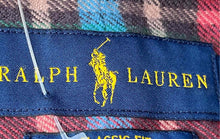 Load image into Gallery viewer, Ralph Lauren Mens Multicolor Plaid Long Sleeve Button-Up Shirt Size Large
